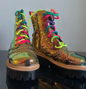Combat Boots Multiple Size 6 thumbnail 1