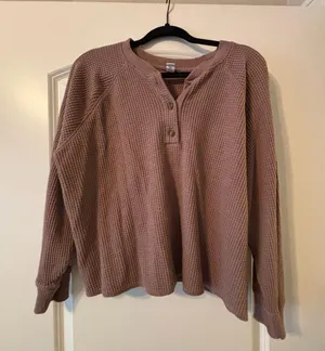 Old Navy Waffle Knit Long Sleeve thumbnail 1