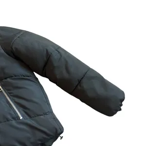 Deluc 5315D Black Puffer Coat Zip-Down Pockets Jacket Cozy Size XS Women's thumbnail 2