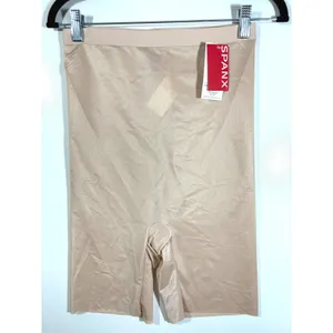 Spanx SPANXshape Invisible High-Waisted Mid-Thigh Short 10233R Champagne Beige L thumbnail 2