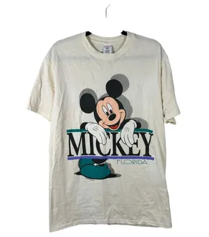 Sherry's Best Disney Vintage Mickey Mouse Florida Graphic Shirt Unisex Large thumbnail 1