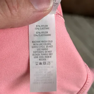 Offline By Aerie Women's Pink Long Sleeve Open Back Top Size L thumbnail 5
