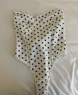 Shein Polka Dot Bodysuit thumbnail 1