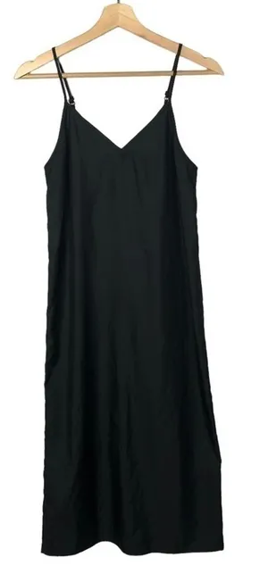 ASOS Design Black Midi Cami Slip Dress 4‎ thumbnail 1