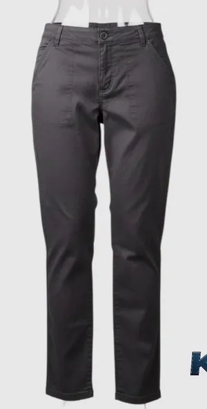 KUHL Women Trekr 14 Gray Hiking Utility Cargo Pants Tapered Leg Outdoor Trousers thumbnail 1