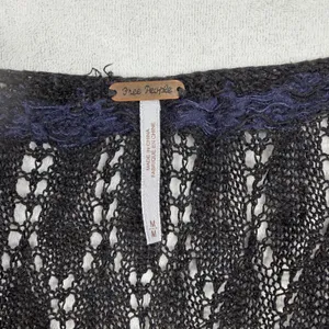 Free People Dark Berry Ombre Jacquard Knit Tunic Sweater Women’s M thumbnail 4