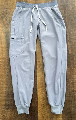 Figs Zamora Jogger Vapor Blue Scrub Pants Size Small thumbnail 1