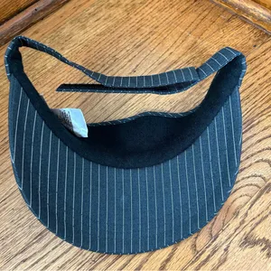 DISNEY PARKS Mickey Mouse Black And White Pinstripe Sun Visor Adjustable Size OS thumbnail 4