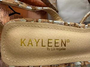 KAYLEEN By Los Angeles Myra-40 in Leopard Silver Metalic Platform Heels thumbnail 5