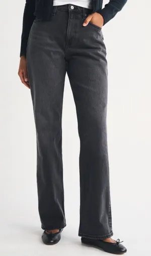 Abercrombie Curve Love Black 90s Jeans thumbnail 1