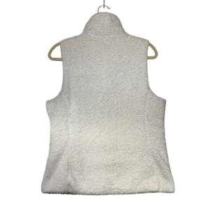Patagonia Los‎ Gatos Fleece Vest Womens Large White Full Zip High Pile 25216 thumbnail 6