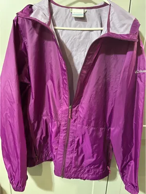 Columbia Women's XL Lightweight Purple Nylon Windbreaker thumbnail 6