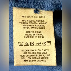 Maeve Lene Faux Wrap Dress in Blue Size XS thumbnail 10