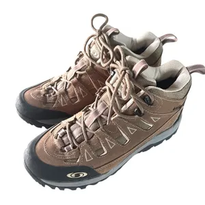 Salomon Vtge Hiking Boots Women Brown Gore-Tex Waterproof Gorpcore Contagrip Mid thumbnail 3