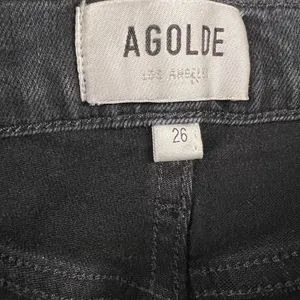 Agolde Nico High Rise Slim in Spirit Black Jeans High Rise 26” Inseam Size 26 thumbnail 5