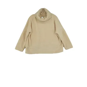 TUCKERNUCK Tan Teddy Fleece Rollins Pullover Medium Long‎ Sleeve Oversize Pile thumbnail 13