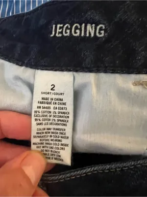 American Eagle Outfitters Dark Blue Super Stretch Jegging Size 2 Short thumbnail 14