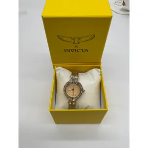 Invicta Wildflower I Womens Gold Tone Crystal Bezel Watch 30mm New in Box thumbnail 13