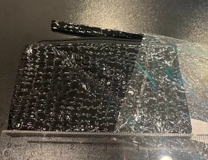 NWOT Black Clutch Wristlet thumbnail 1