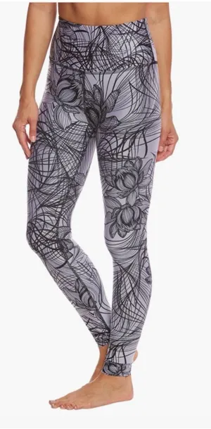 Beyond Yoga Flip It And Reverse It High Waisted Yoga Leggings Gray/Black thumbnail 1