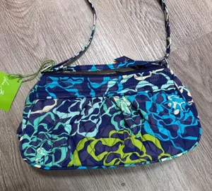 Vera Bradley Frannie Katalina Blues Purse Bag Quilted NEW thumbnail 2