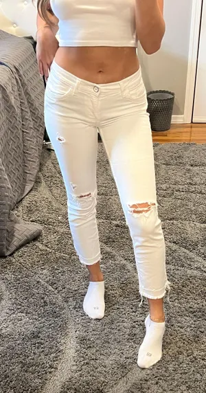 ZARA Mid / Low Rise Jeans thumbnail 1