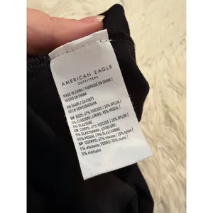 American Eagle Women's Sz Small It Knit Skirt Skort Black Slit Front Shorts Mini thumbnail 11