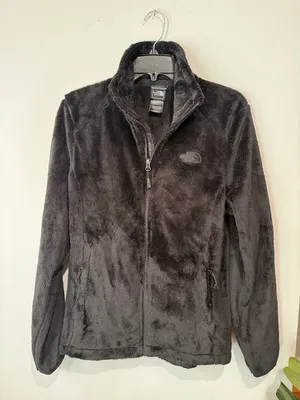 The North Face Black Plush Fleece Zip Jacket thumbnail 2