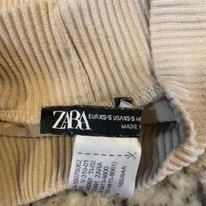Zara Tan Ribbed Tank Top thumbnail 2