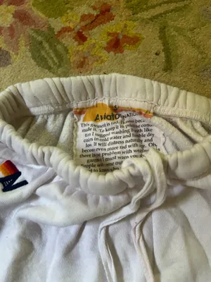 White Aviator Nation Sweatpants 5 Stripe thumbnail 2