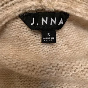 Long Duster With Pearl Accents Tan Size‎ Small thumbnail 4