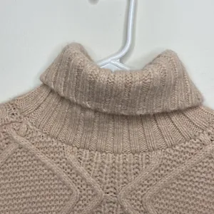 Caslon Women’s Chunky Cable Knit Turtleneck Sweater Size Medium NWOT thumbnail 6