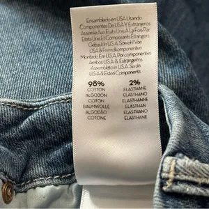Mother Denim Women’s Size 27 Popism Blue The Looker High Rise Ankle Skinny Jeans thumbnail 11