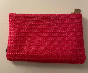 Ipsy makeup bag with strawberry zipper thumbnail 2