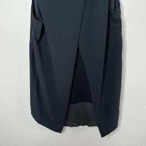 Rag & Bone Black Sleeveless blouse Layered Asymmetrical Hem Top M thumbnail 8