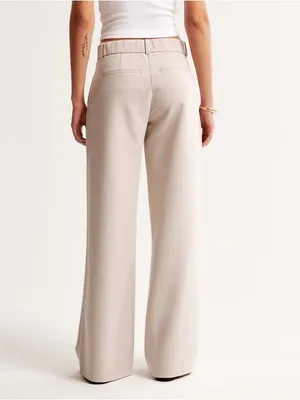 Abercrombie Sloane Low Rise Tailored Wide Leg Pants NEW thumbnail 2