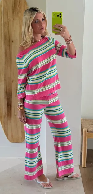 Shop Fancy nantucket, striped knit top and pants X/XL thumbnail 1