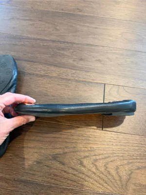 Tory Burch Black Reva Logo Ballet Flats Size 9.5 (?) - C39-338 thumbnail 8