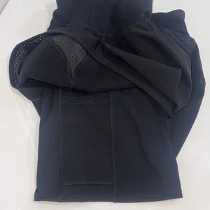 Spanx Black Athletic Running Gym Flowy‎ Short w/ Slimming Bike Shorts Size Large thumbnail 13