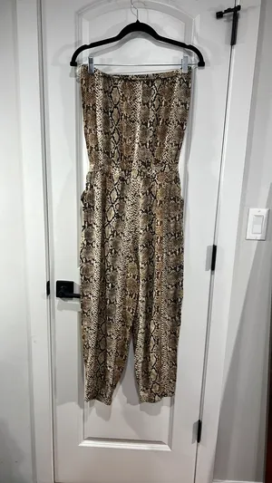 Blue Island snake skin Jumpsuit thumbnail 9