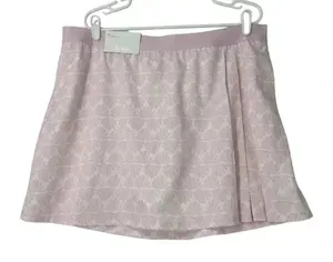 Lady Hagen Women’s XXL Skort Pink Seashell Print Golf Tennis Side Pleat NWT thumbnail 1