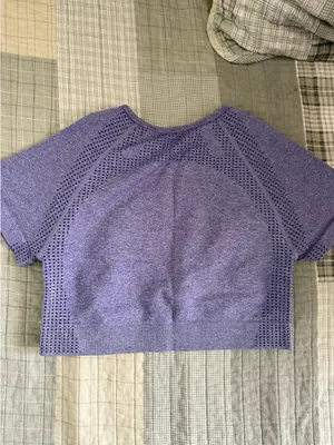 Amazon purple athletic top thumbnail 2