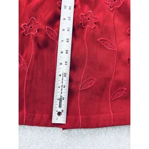 Vintage Country Wear Casuals 2 Piece Suit Dress Red Cottagecore Womens Small thumbnail 12
