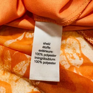 Maurice's Orange Floral Sunburst Dress V-Neck Spaghetti Strap Beach Mini Sundress- M thumbnail 10