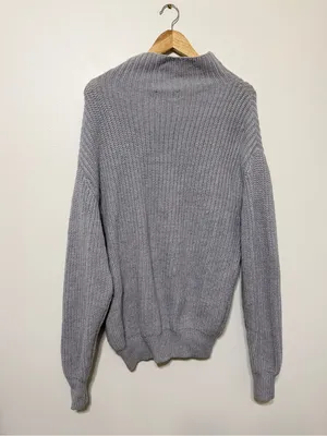 Aritzia Wilfred 100% Merino Wool Montpellier Jumper Turtleneck Mockneck Small thumbnail 6