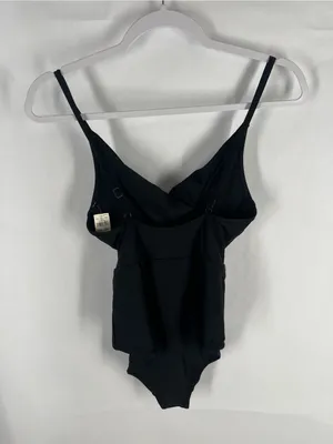 Aerie Twist Cutout One Piece Swimsuit Black Size M NWT thumbnail 7