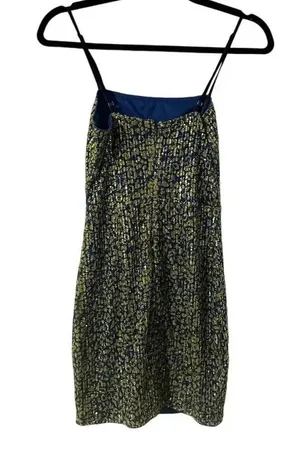 Lulu's Sequin Dress Size Small Hoco Homecoming Leopard Cocktail Dressy Mini thumbnail 2