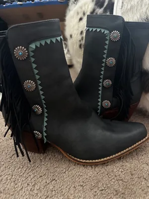 Western booties Black Size 7.5 thumbnail 2