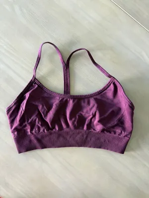 AYBL Seamless Empower Sports Bra Red Wine thumbnail 3