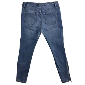 Free People 28 Skinny Jeans Jet Pocket‎ Zip Low Rise Ankle Casual Work Office thumbnail 4